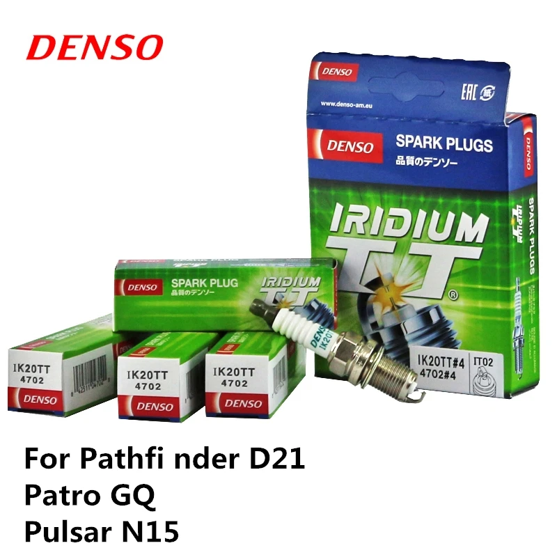 Автомобильная свеча зажигания DENSO для Mitsubishi Pathfi nder D21 Patro GQ Pulsar N15 Иридий-Платина