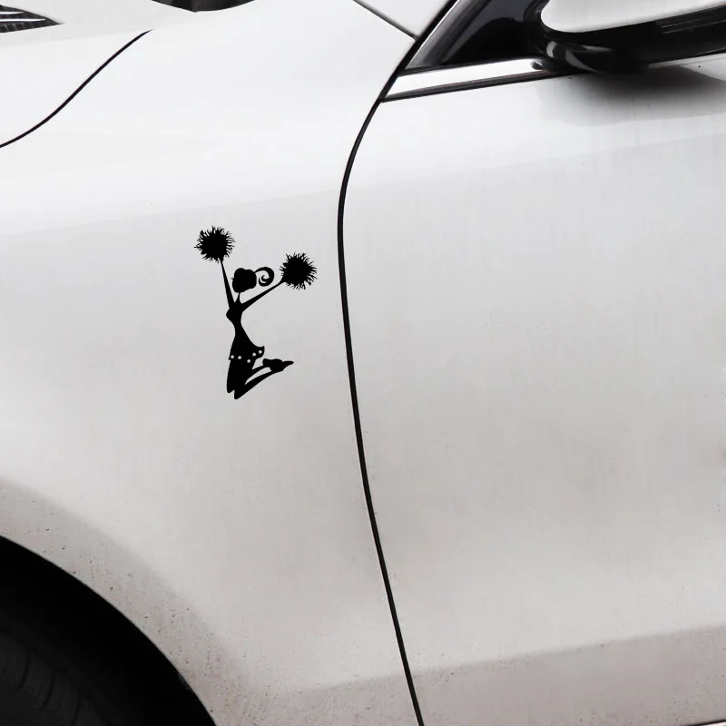 YJZT 9.8*13.8CM Funny One of the Sports Cheerleader Decor Car Sticker Vinyl Black/Silver C12-1414 | Автомобили и мотоциклы