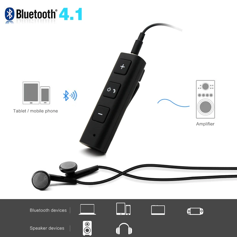 DAONO универсальные 3 5 мм автомобильные Bluetooth наушники гарнитура аудио музыкальный