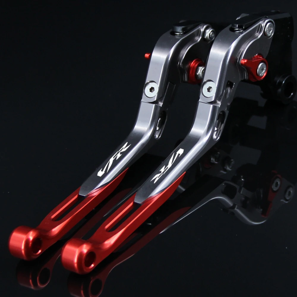VFR 800F красный + титановый для Honda VFR800F 2002 2018 2016 2017 CNC мотоциклетные Складные