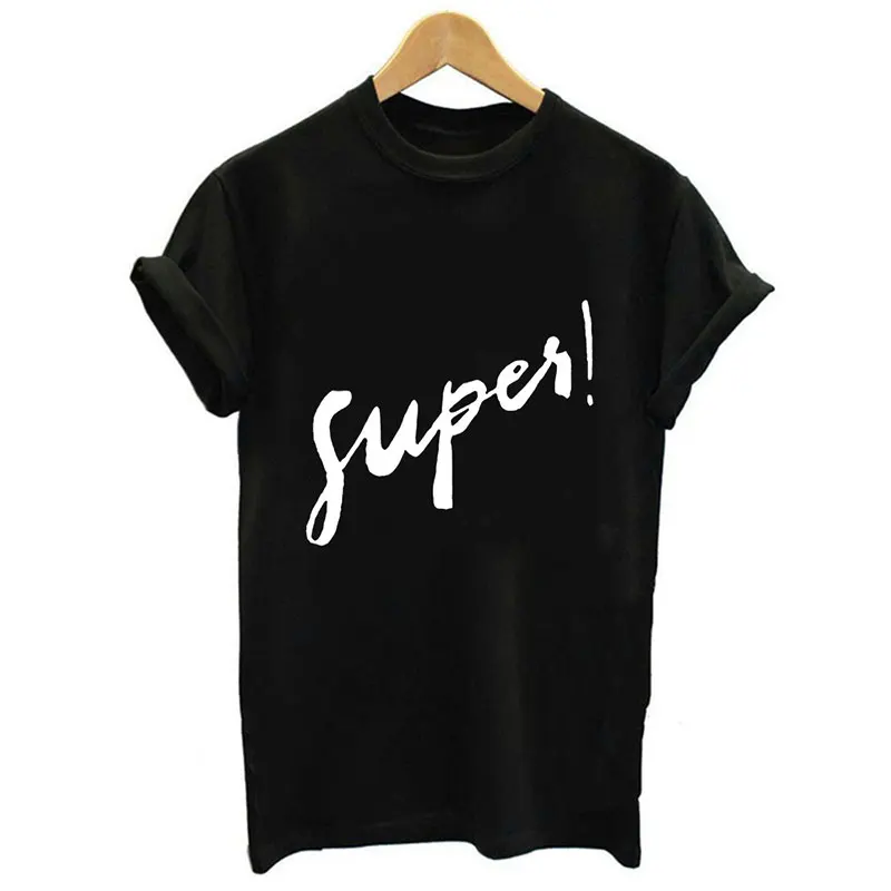 Женская футболка с коротким рукавом однотонная Корейская уличная