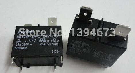 Новое реле 891WP-1A-C 24VDC 891WP-1A-C-24VDC 891WP1AC DC24V 25A SONGCHU DIP4 10 шт./лот | Обустройство дома