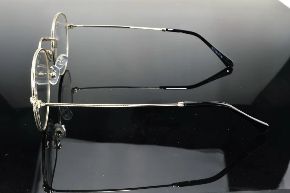 Очки для чтения в дворцовом стиле барокко серебристая круглая дизайнерская