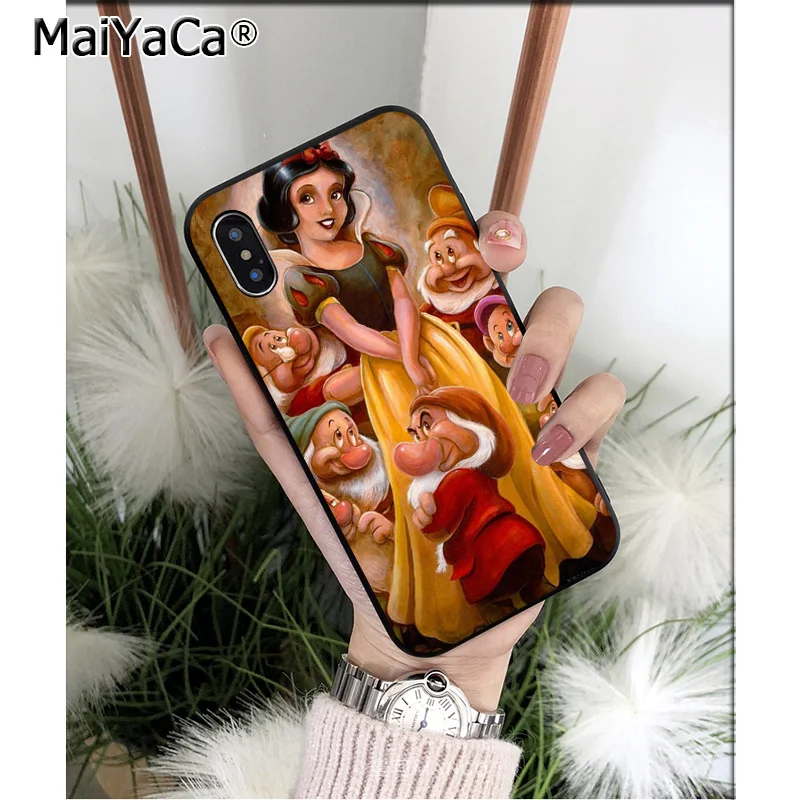 Чехол для мобильного телефона MaiYaCa мягкий черный силиконовый чехол Apple iPhone 8 7 6 6S