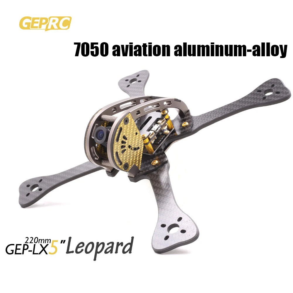 GEPRC Леопардовый GEP LX4 195 мм/LX5 220 мм/LX6 255 мм FPV Quadcopter 7075 авиационного алюминия & Труба