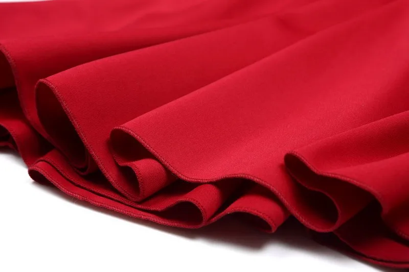 S-XXXL 4XL 5XL Плюс Размер Новая плиссированная юбка макси с высокой талией Осень Зима красные черные синие Женские однотонные длинные юбки