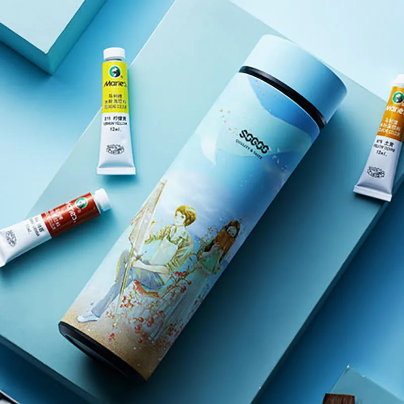Cute Thermo Bottle Stainless Steel Travel Tumbler Vacuum Flask Water Termica Thermos Pot Hot W5B69 | Дом и сад