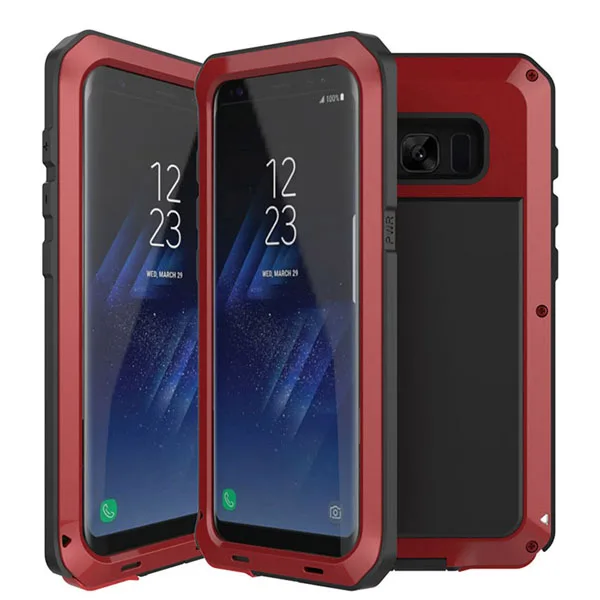 Red Противоударный Гибридный жесткий противоударный чехол для samsung Galaxy S8, S9, S10 Plus, S10e, S7, S6, Note 9, 8, защитный чехол - Цвет: Red