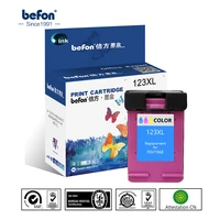 befon compatible 123xl cartridge replacement for hp 123 color ink cartridge for deskjet 1110 2130 2132 2133 2134 3630 3632 3637