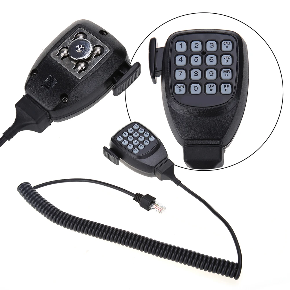 Ручной микрофон с DTMF 16 ключей 8 pin разъем RJ высокого качества Динамик для Kenwood TK 686