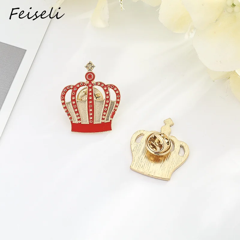 Женская брошь в форме головы птицы Feiseli Queen Princesses высокое качество воротник