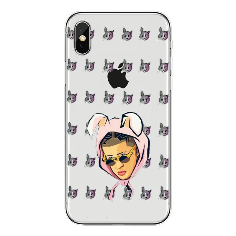 Bad Bunny Coelho Maluma Ozuna POP Hip Hop Rapper мягкий силиконовый чехол из ТПУ для iPhone X 8 7 6 Plus 5 4 XS XR