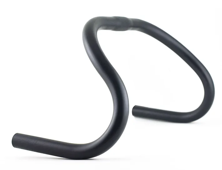 Newarrive aluminum alloy road racing fixed gear track bike drop handlebar bullhorn cycle anodize rest bar handle part 25.4*390mm | Спорт и
