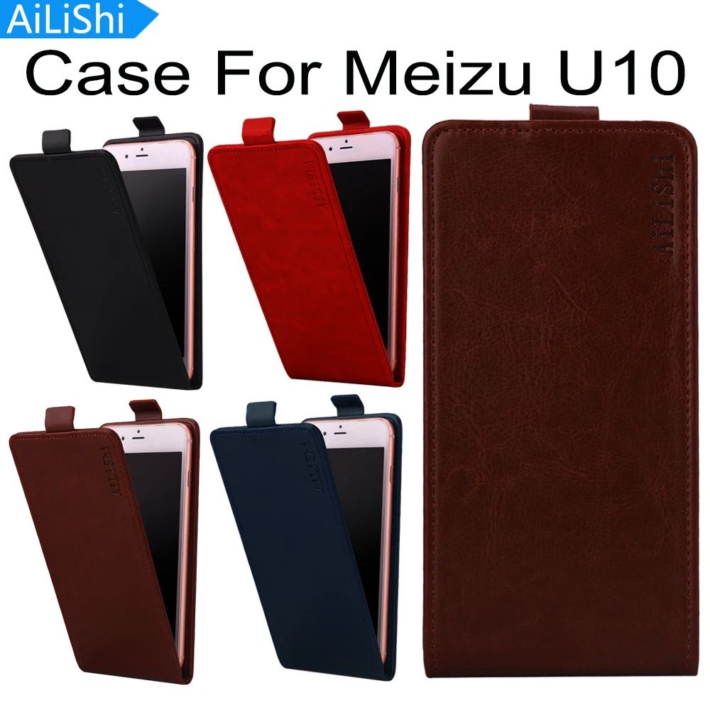 Чехол AiLiShi для Meizu U10 лидер продаж высококачественный откидной Чехол-книжка из