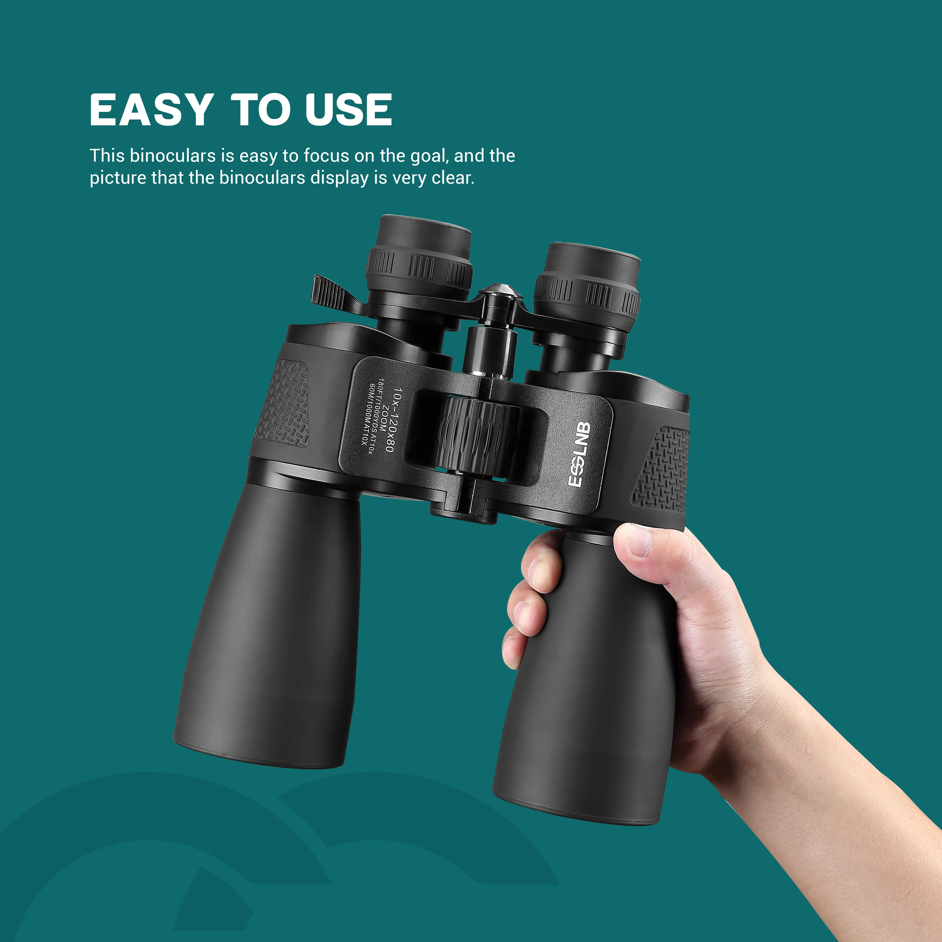 10-120X80 Zoom Binoculars Large FMC Lens HD Vision for Hunting Camping Bird Watching Professional Telescope with Carrying Bag |