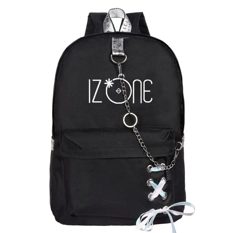 Школьный ранец KPOP IZONE с одинаковым плечевым рюкзаком Корейская версия цепочка