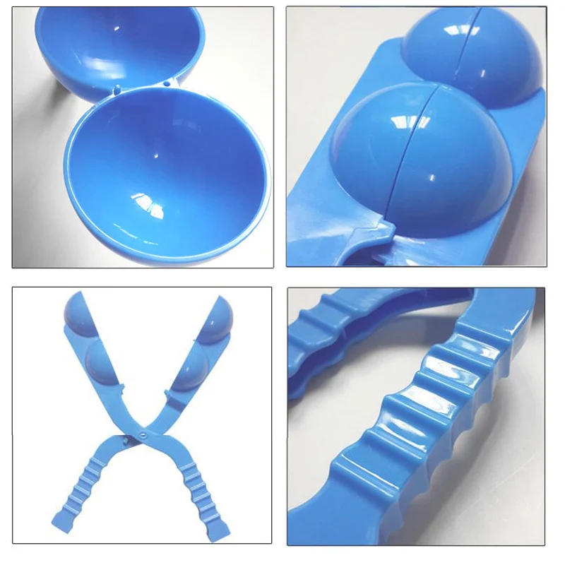 

Double Snowball Maker Tool Plastic Winter Snowball Clip Sand Mold Tool Toy Children Outdoor Sports Snowball Fight Toy Sports
