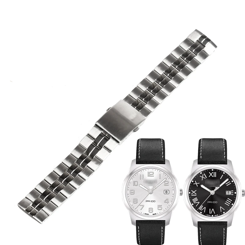 WENTULA Ремешки для наручных часов tissot T049 PR100 твердая лента из нержавеющей стали