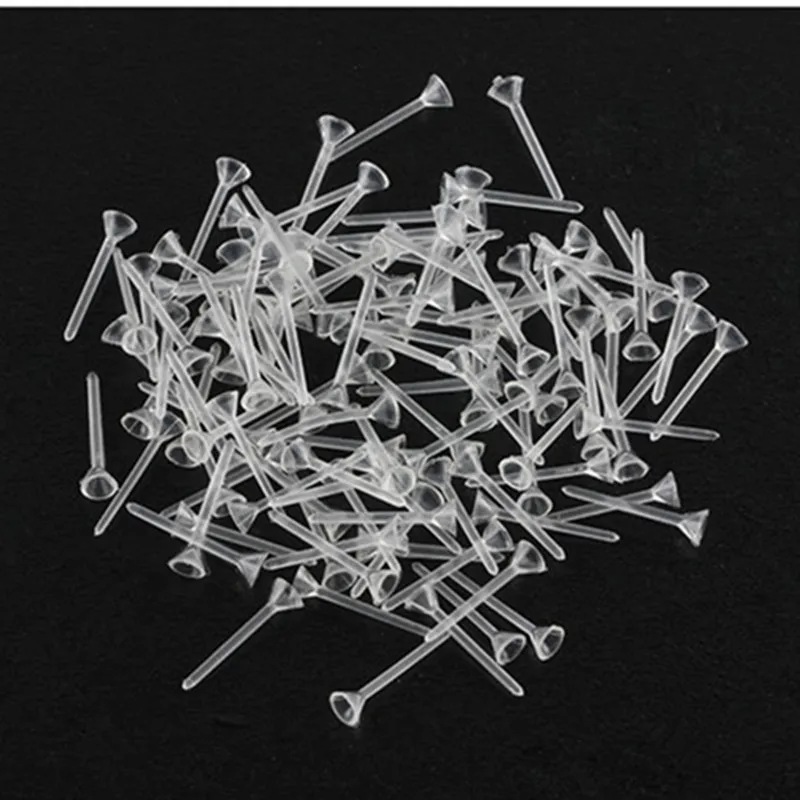 90 шт./упак. миниатюрный пластиковый фиксированный инструмент для вышивки ногтей