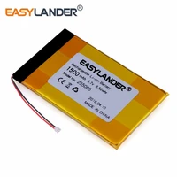 mlp255085 255085 3 7v 1500mah rechargeable li polymer battery for navigator mp4 mp5 speaker e book gps pda with org plug