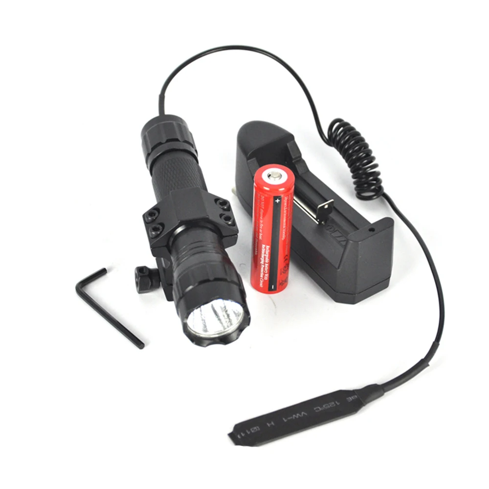 BORUiT 600LM 501B красный светодиодный светильник для вспышки водонепроницаемый фонарь