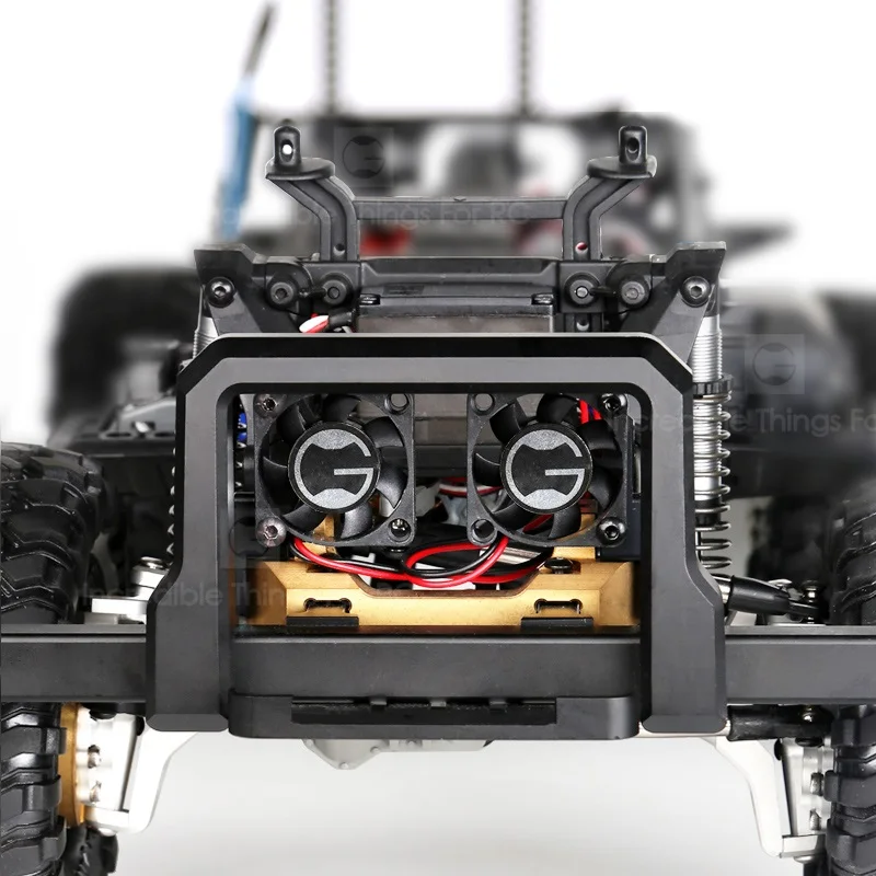 Охлаждающий вентилятор для автомобиля Traxxas Trx4 передний Впускной 1/10 Rc Crawler Car