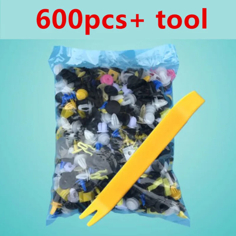 30 Kinds Mixed 1000PCS Auto Fastener Car Universal Bumper Fixed Clamp Push Type Clip for All Automobile Series | Автомобили и