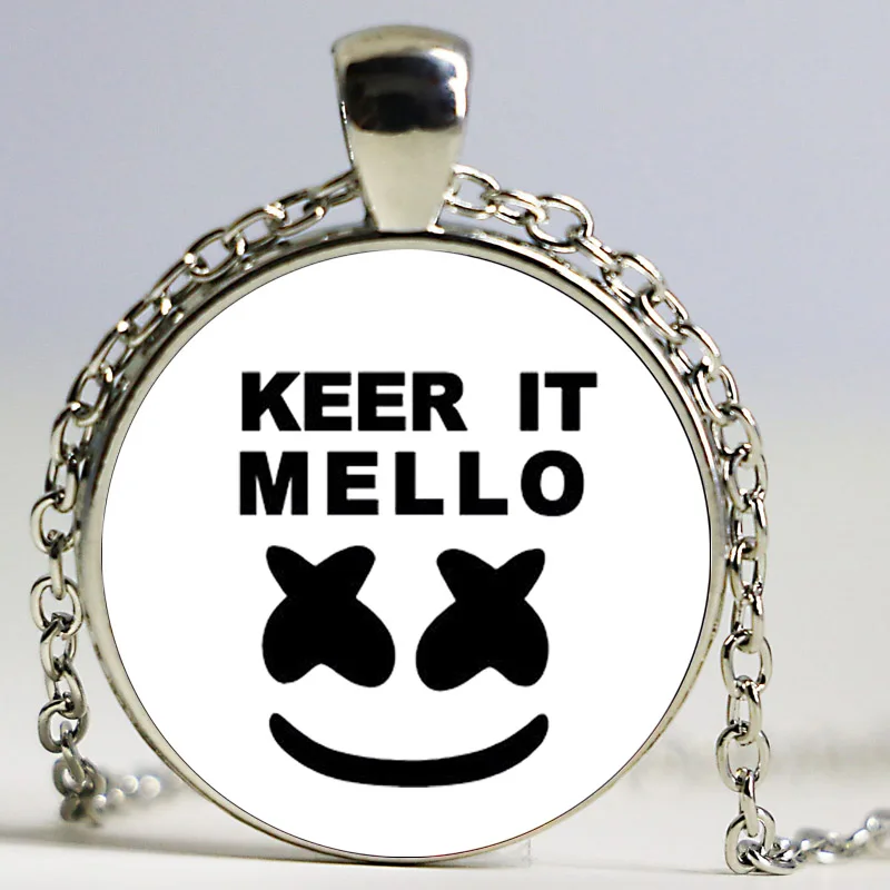 Dingyi DJ Marshmello ожерелье креативное забавное мультяшное изображение логотип