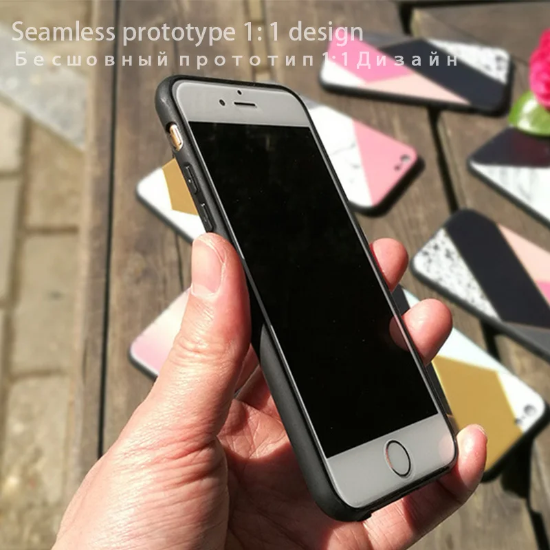 Чехол для телефона luoyy fenjj Marble iPhone 6 6s 7 Plus мягкий силиконовый чехол из ТПУ