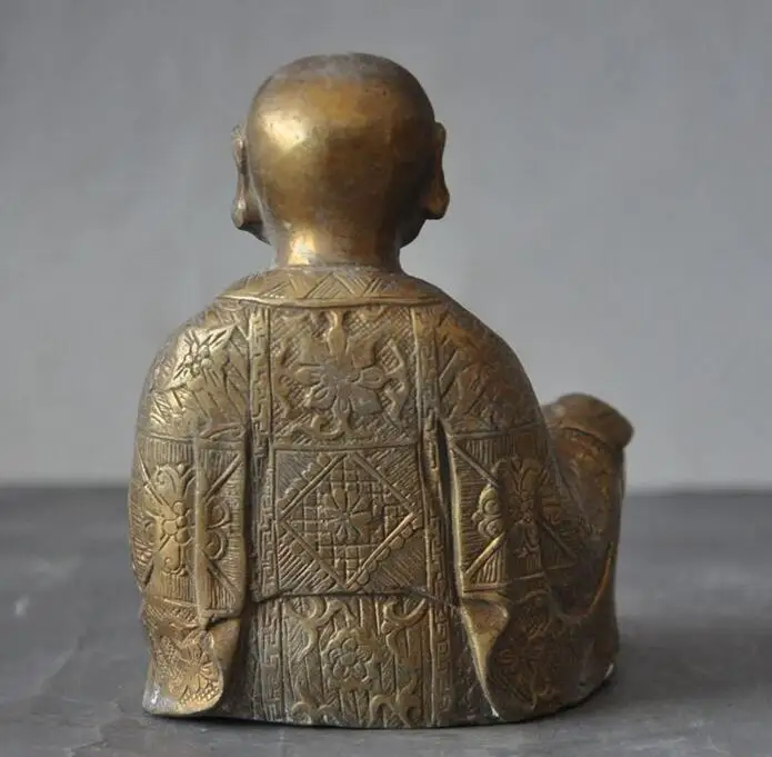 4 &quotСтарый тибетский буддистский храм монах Дамо Бодхидхарма Дхарма статуя