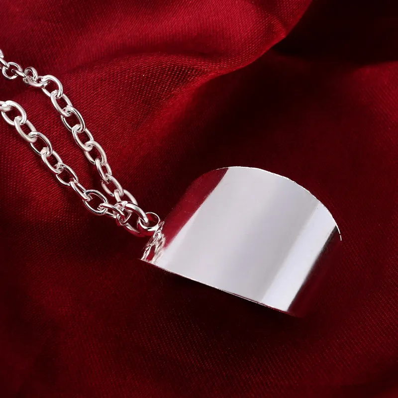 Длинная цепочка Посеребренные Ювелирные наборы свадебные геометрические