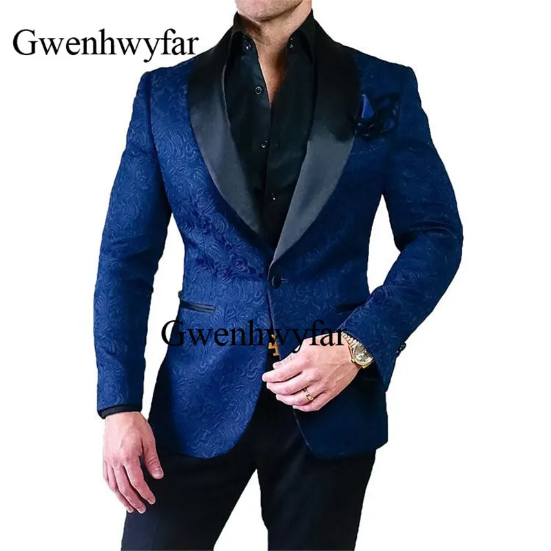 Gwenhwyfar, мужской костюм, приталенный,, темно-синий, смокинг, платье, классический костюм, мужские костюмы на выпускной, для свадьбы, жениха, костюм из 2 предметов