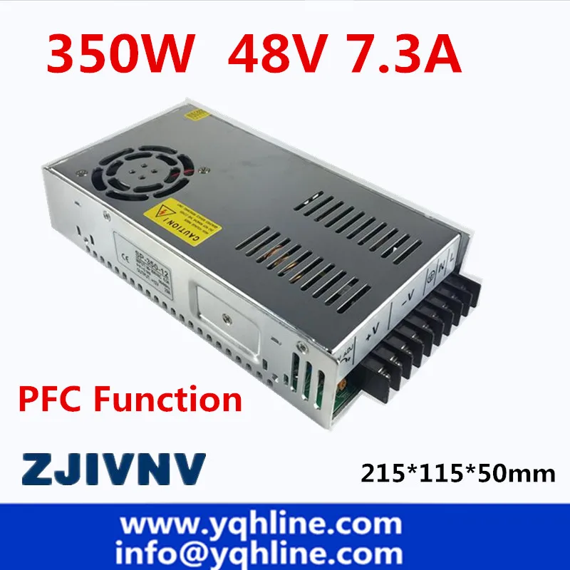 PFC function 350w switching power supply 48v 7A led driver output DC 48V for CCTV camera LED Strip Input 110-220vac