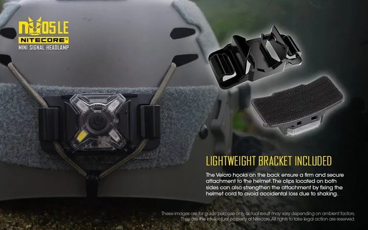 NITECORE NU05 комплект 35 люмен белый/красный светильник Высокая производительность 4x светодиодный светильник вес USB Перезаряжаемый наружный налобный фонарь mate