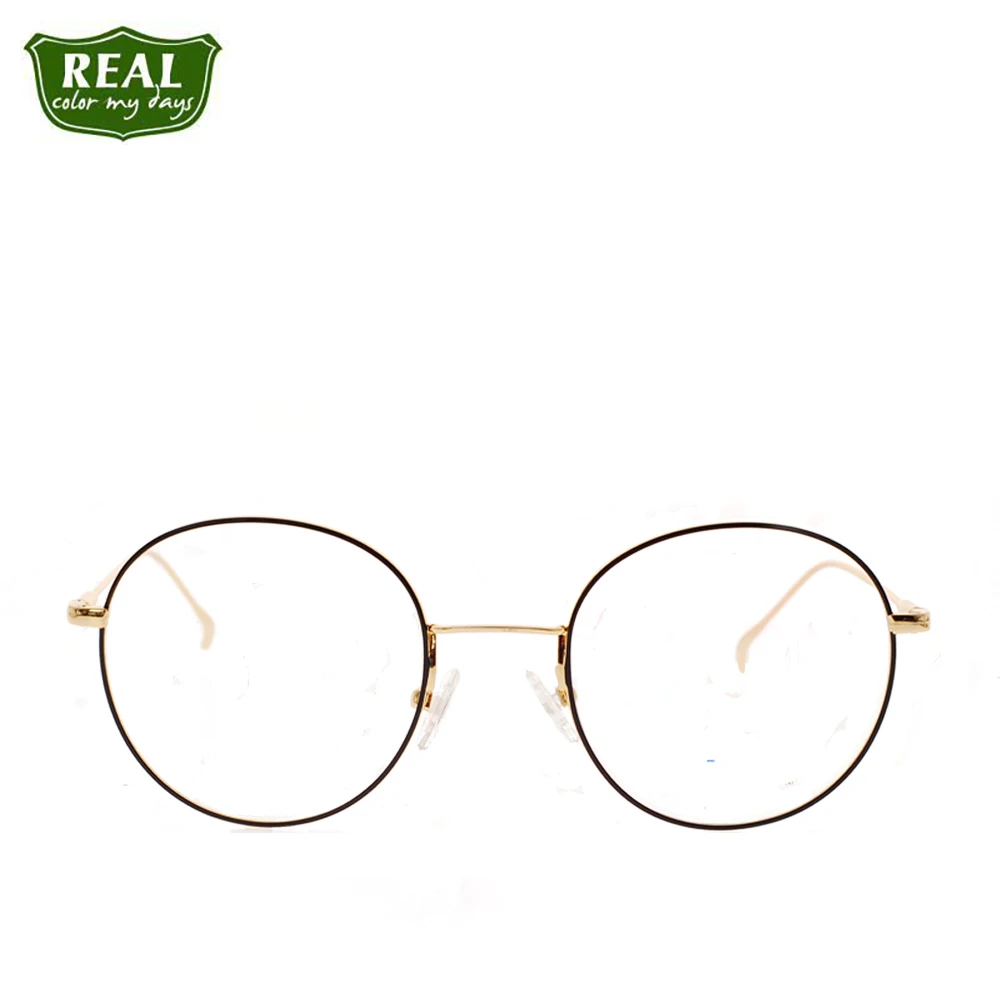 2019 модная Ретро стиль оптическая оправа из нержавеющей стали унисекс круглые