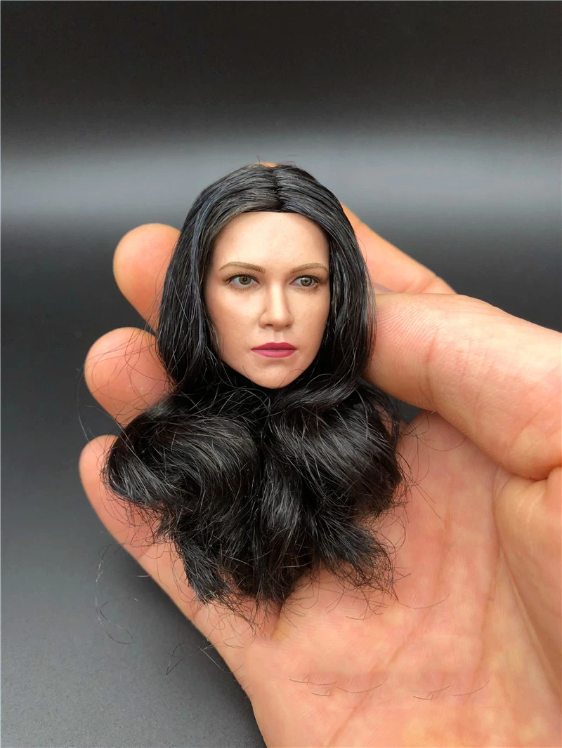 

1/6 Scale Beauty Female Head Sculpt Carving Michelle Rodriguez Head Carved Model for 12 inches Action Figure Body
