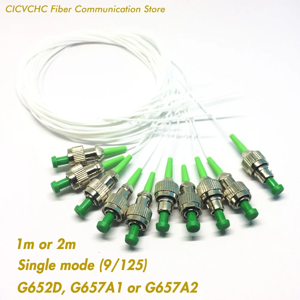 10 шт FC/APC Fiber Pigtail с одним режимом (G652D G657A1 G657A2 G657B3) 0 9 мм cable 1m или 2 м|fiber pigtail|fiber optic