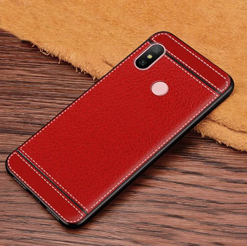 Чехол для Redmi Note 5 4 ГБ 64 99 дюйма кожаная текстура мягкий чехол из ТПУ Xiaomi Pro|Бамперы|