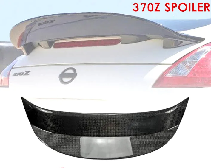Задний спойлер 370Z в стиле AJT задний из углеродного волокна для Nissan Skyline 370Z|Обвесы| |