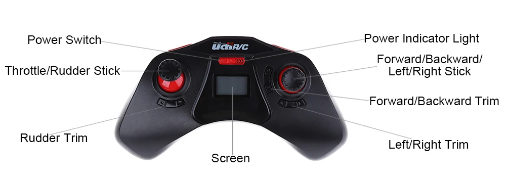 UDI 945a RC Р/У симуляторы mode2 2.4 г 4ch 6-оси гироскопа RTF Дистанционное управление Quadcopter