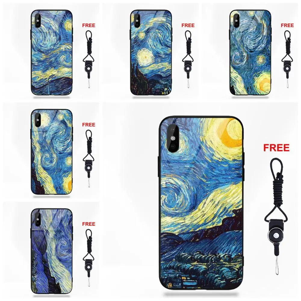 Для Apple IPhone X XS Max XR 5 5C 5S SE 6 S 7 8 плюс мягкая TPU оправа закаленное стекло случае