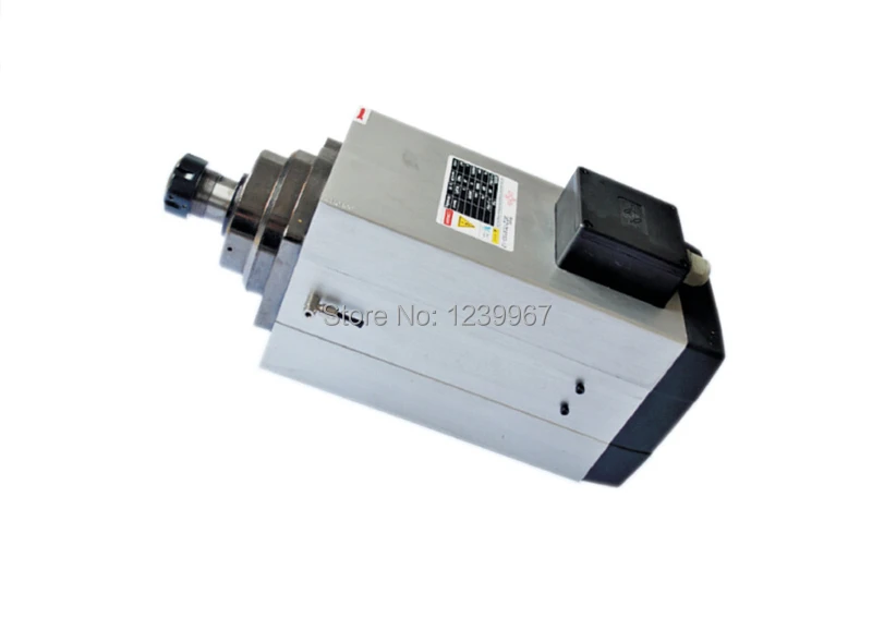 12 кВт 380 В квадратный электродвигатель шпинделя с воздушным охлаждением 26 А ER40