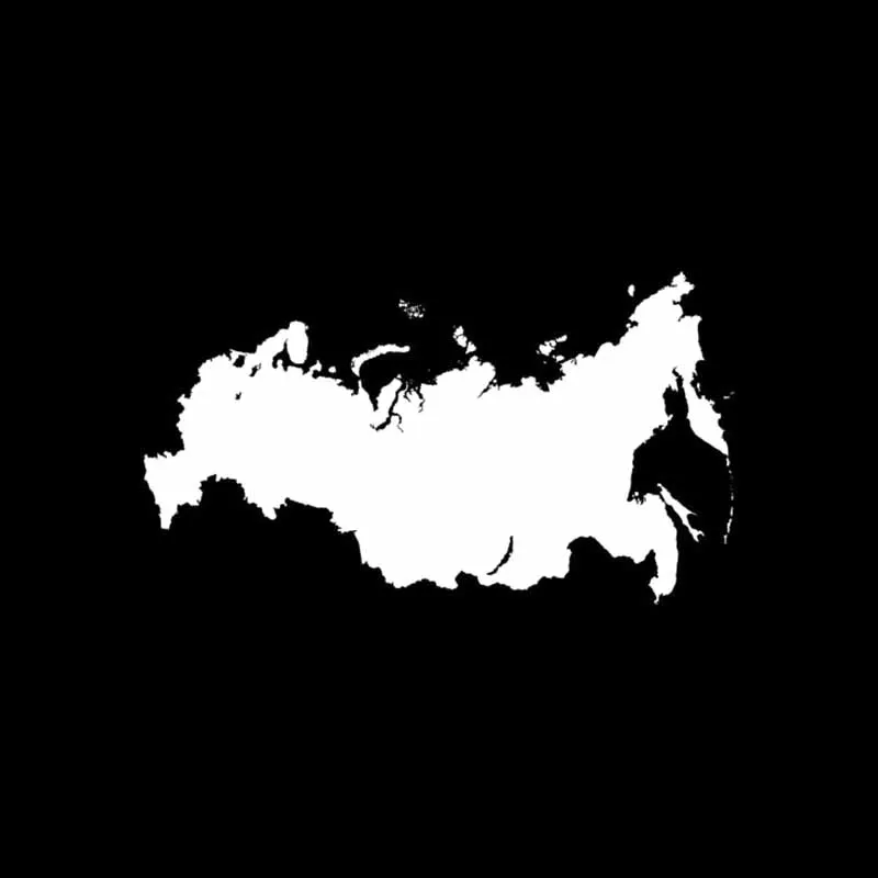YJZT 18 6 см * 10 5 карта России оригинальная Фотографическая наклейка для автомобиля