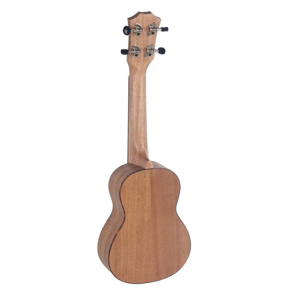 FLEOR Укулеле сопрано красное дерево Ukelele Uke 21 дюймов 15 ладов 4 струнные гитары ra