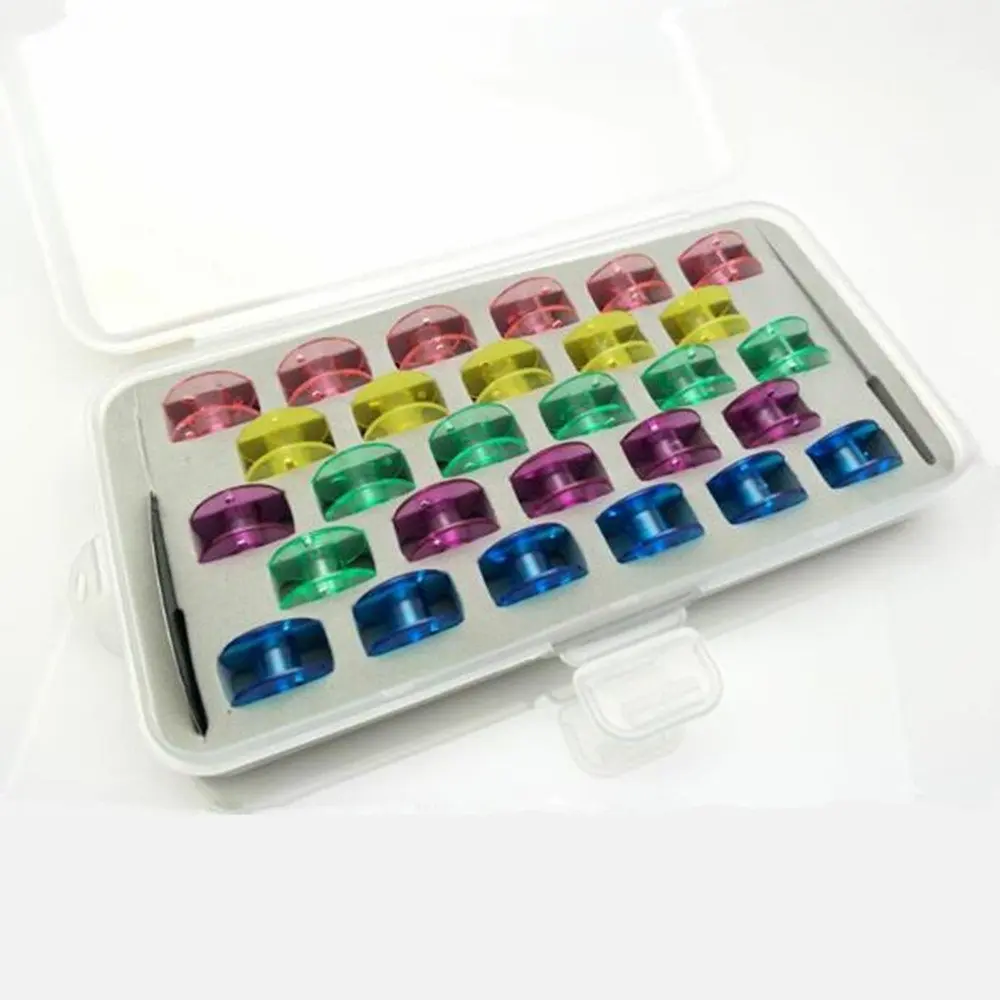 Коробка для бобин Органайзер с 28 бобины резьбой 1 шт. Игла DIY Threader AA7413 | Дом и сад