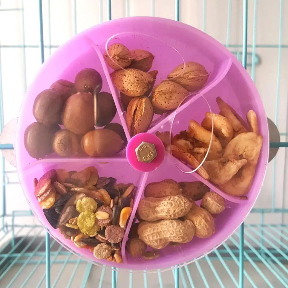 Кормушка для птиц игрушка укуса попугая форма колеса пищевая коробка