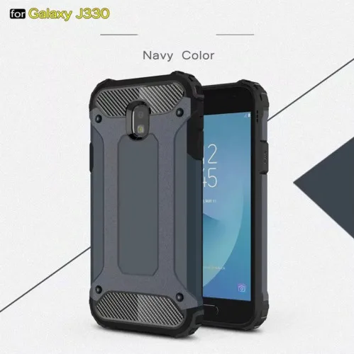 Navy Blue Прочный гибридный жесткий противоударный защитный чехол для телефона SAMSUNG Note 8 S9 S8 Plus S7 6 Edge+ A3 A5 A7 прочный Чехол - Цвет: Navy Blue