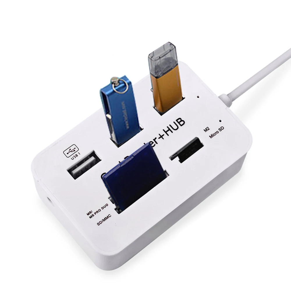Кардридер Type c концентратор Micro USB 3 0 Combo порта сплиттер адаптер питания TF/SD/MS/M2 для
