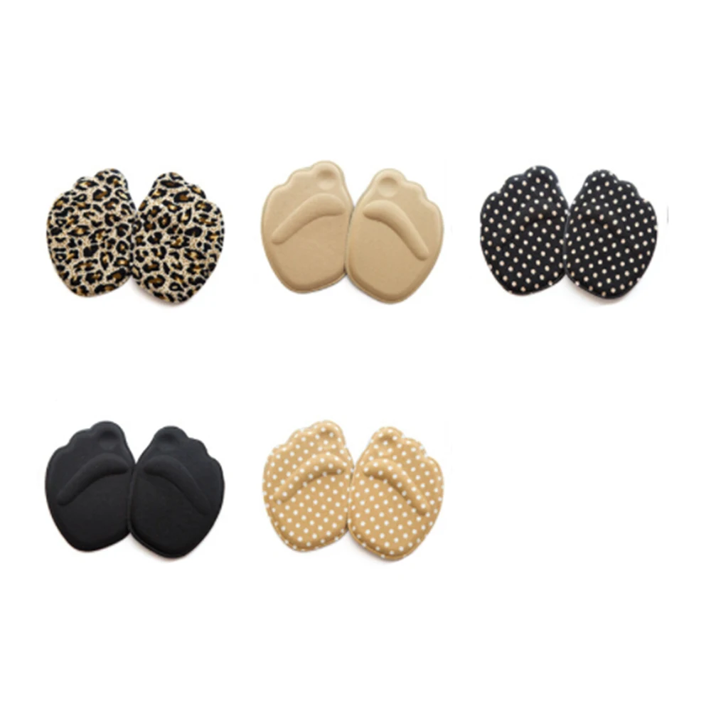 1 pair Sole High Heel Foot Cushions Forefoot Anti-Slip Insole Breathable Shoes Pad Soft Inserts Insoles