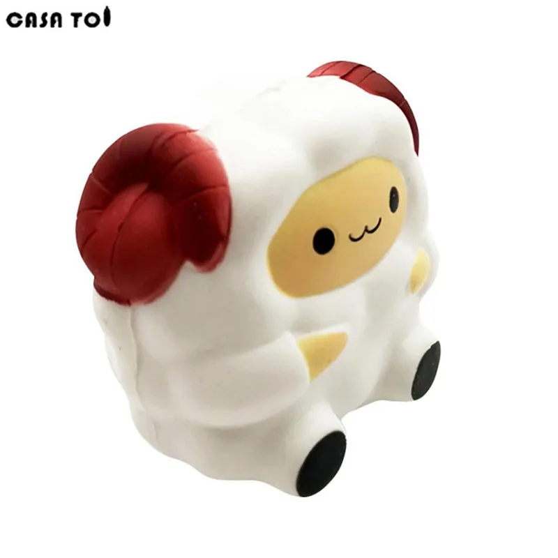 Squishy милый болотистый мягкая игрушка антистресс стресс овец хлюпает забавные